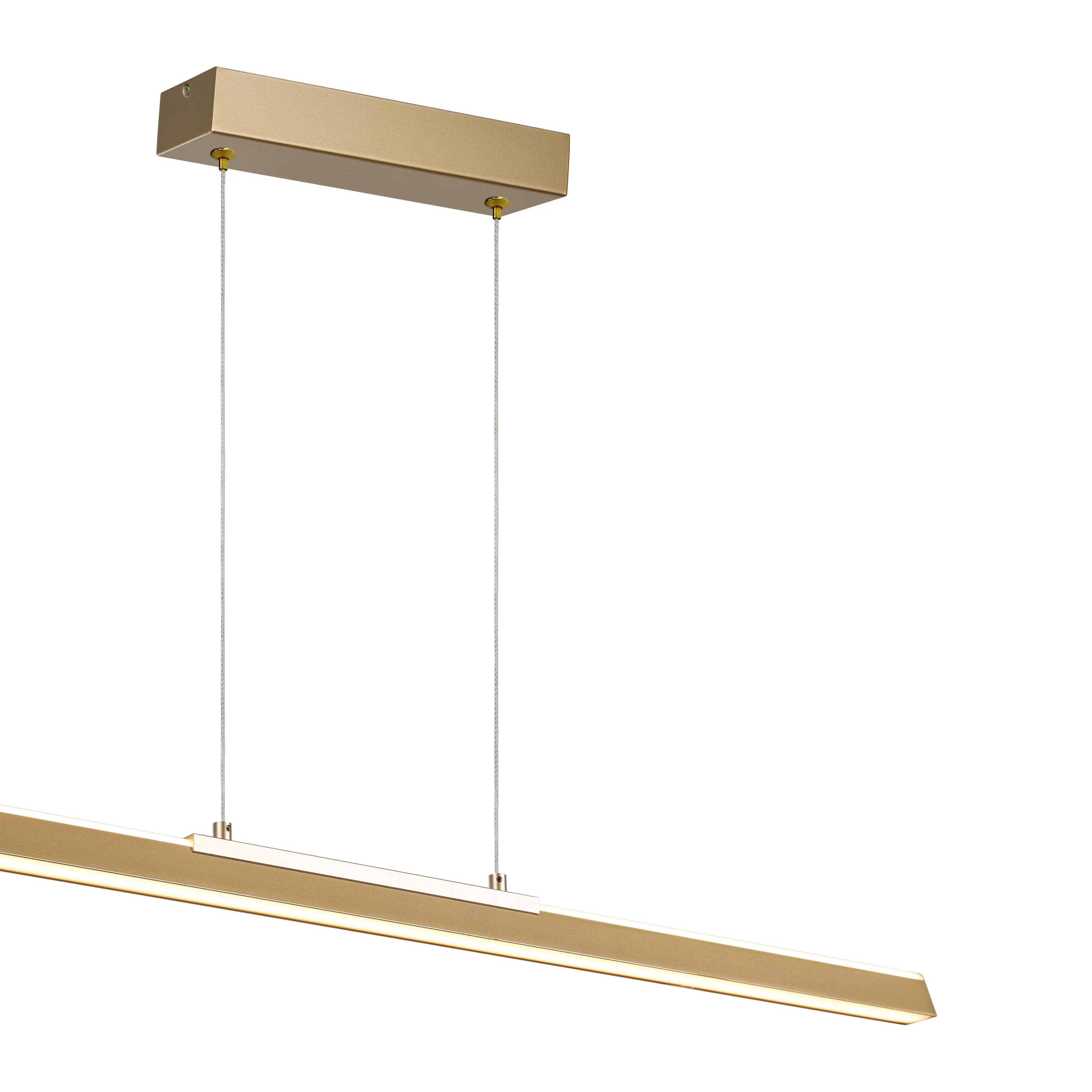 Lineal 1.5m Linear Bi-directional Pendant 54W LED 3000K Painted Gold M8961  Mantra Lineal Bi-directional